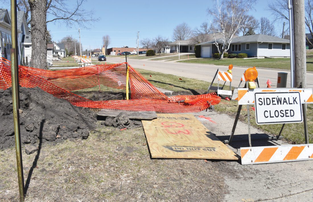 New gas lines installed in Blue Earth